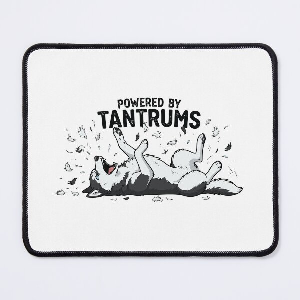 Item preview, Powered By Tantrums Dramatic Siberian Husky designed and sold by Petzzz.