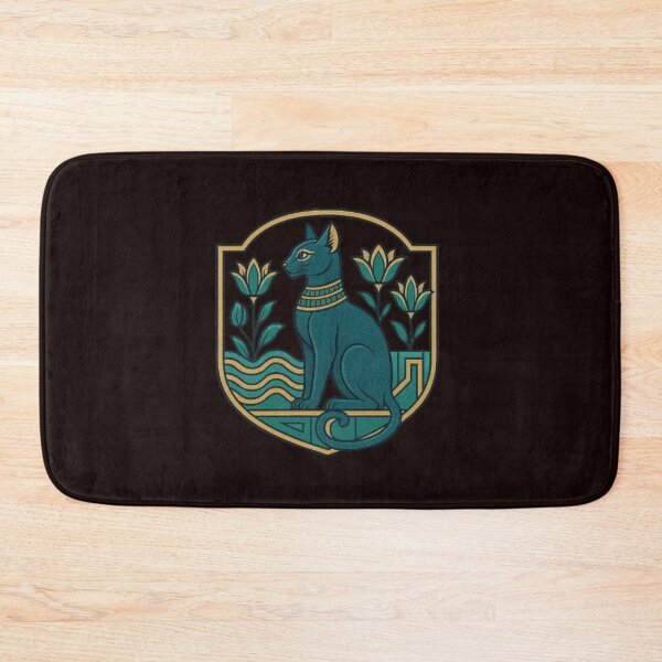 Item preview, Egyptian Cats lotus – Sacred Feline Icons of Ancient Egypt, Bastet Cat Goddess, Mythology & Divine Guardians designed and sold by Typologystudios.