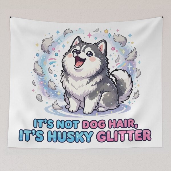 Item preview, It Is Not Dog Hair It Is Siberian Husky Glitter designed and sold by Petzzz.