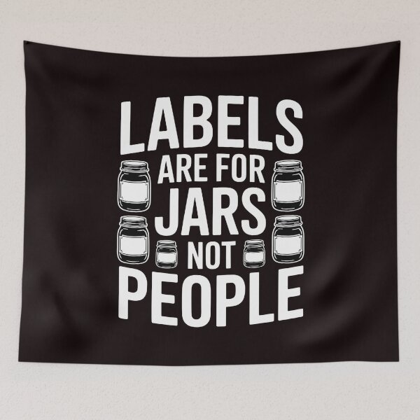 Item preview, Labels Are For Jars Not People – Political Empowering Flowers Design designed and sold by Redgiant87x.