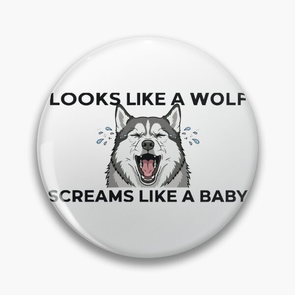 Item preview, Looks Like A Wolf Screams Like A Baby Siberian Husky designed and sold by Petzzz.