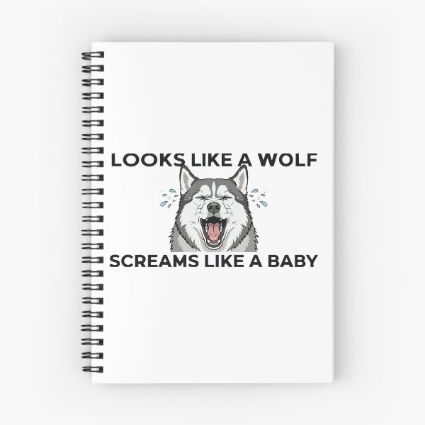 Item preview, Looks Like A Wolf Screams Like A Baby Siberian Husky designed and sold by Petzzz.