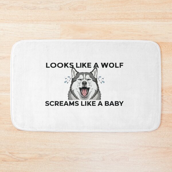Item preview, Looks Like A Wolf Screams Like A Baby Siberian Husky designed and sold by Petzzz.