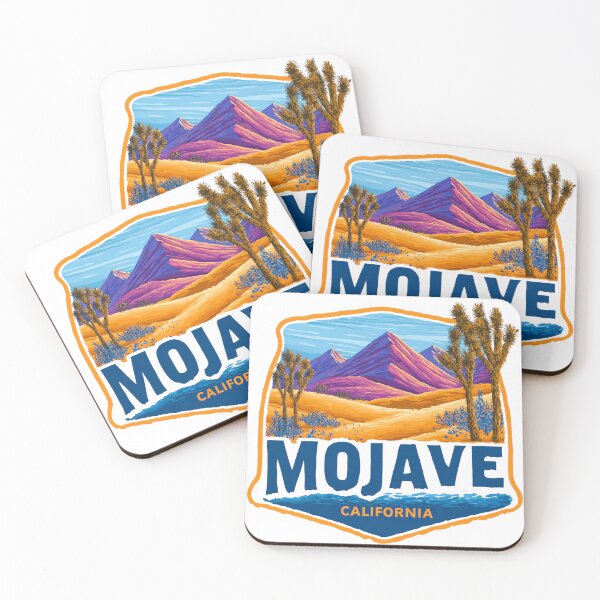 Item preview, Mojave California Joshua Tree Desert Purple Mountains Graphic Travel Sticker   National Park Badge designed and sold by Blurbean.