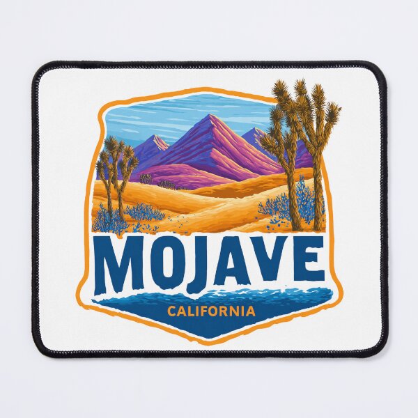 Item preview, Mojave California Joshua Tree Desert Purple Mountains Graphic Travel Sticker National Park Badge designed and sold by Blurbean.