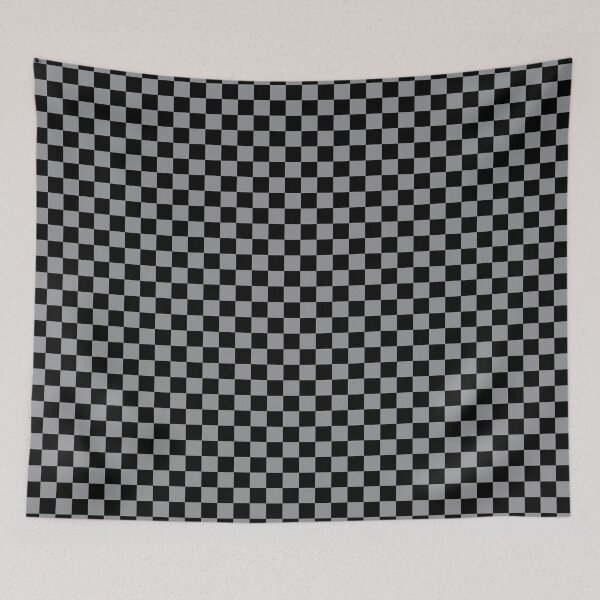 Item preview, Checkerboard - black + grey designed and sold by The Common Tee.