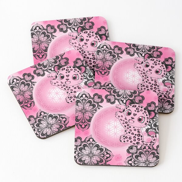 Item preview, Kawaii Pink Leopard – Letting Go & Emotional Gentleness designed and sold by Herami.