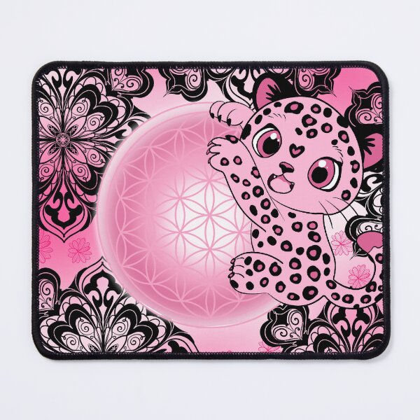 Item preview, Kawaii Pink Leopard – Letting Go & Emotional Gentleness designed and sold by Herami.