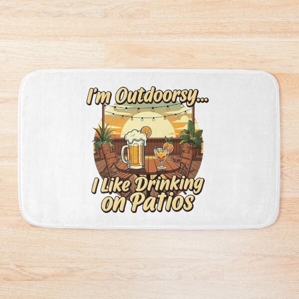 Item preview, Outdoor Drinking Humor T-Shirt | Comfort Fit Graphic Tee designed and sold by MoolokaiApperal.