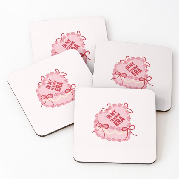 Item preview, In My Teacher Era Cute Pink Cake Sticker Aesthetic Design designed and sold by Avaaxa.