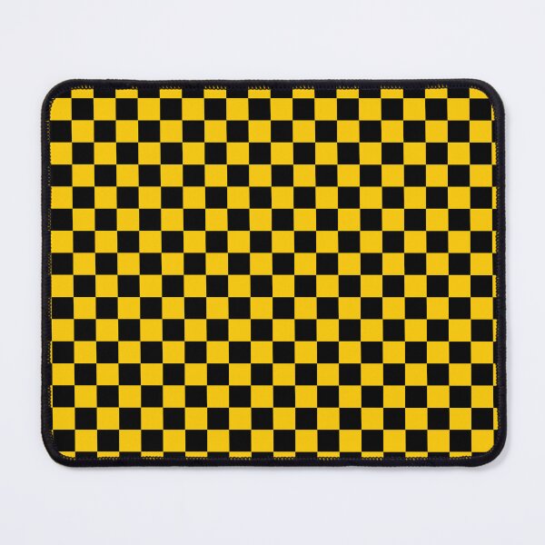 Item preview, Checkerboard - black + yellow designed and sold by The Common Tee.