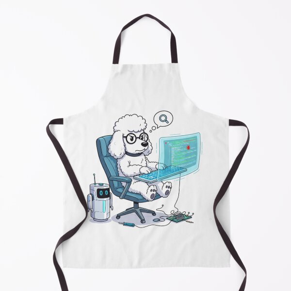 Item preview, Standard Poodle: High-IQ Coder & Tech Enthusiast designed and sold by FiveBlessings.