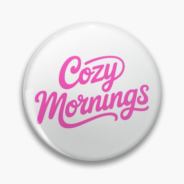 Item preview, Cozy Mornings – Retro Script Lifestyle Quote designed and sold by PMCreative.