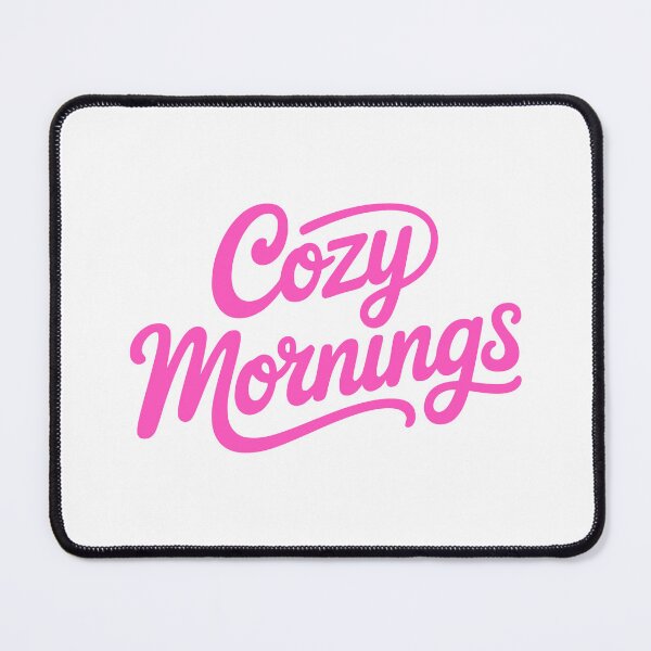 Item preview, Cozy Mornings – Retro Script Lifestyle Quote designed and sold by PMCreative.