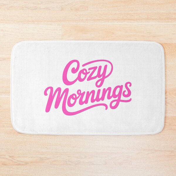 Item preview, Cozy Mornings – Retro Script Lifestyle Quote designed and sold by PMCreative.