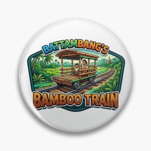 Item preview, BATTAMBANG'S BAMBOO TRAIN designed and sold by likbatonboot.