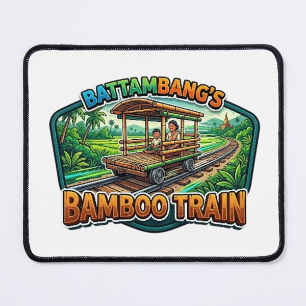 Item preview, BATTAMBANG'S BAMBOO TRAIN designed and sold by likbatonboot.