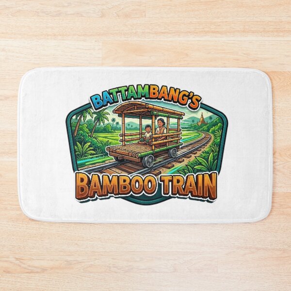 Item preview, BATTAMBANG'S BAMBOO TRAIN designed and sold by likbatonboot.