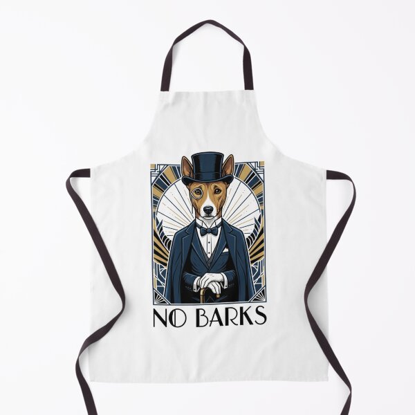 Item preview, Basenji Silent Film Star No Barks Art Deco Dog designed and sold by FiveBlessings.