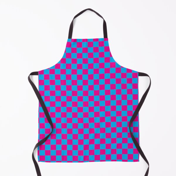 Item preview, Checkerboard - magenta + cyan designed and sold by The Common Tee.