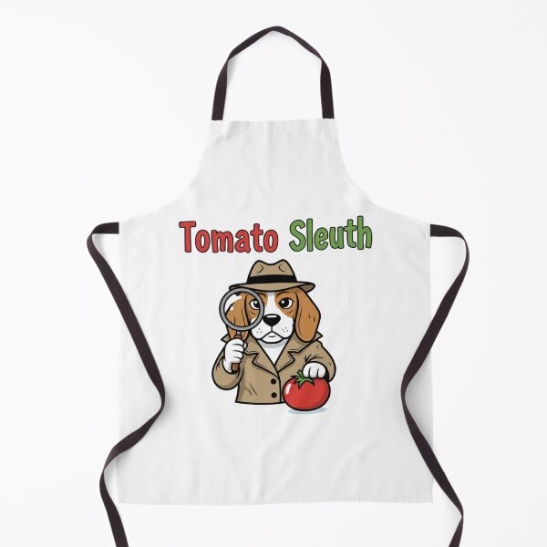 Item preview, Beagle Garden Detective Tomato Sleuth Dog Cartoon designed and sold by FiveBlessings.