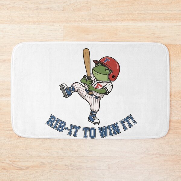 Item preview, Baseball Playing Frog Sports Illustration designed and sold by Floomart.