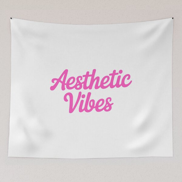 Item preview, Aesthetic Vibes – Trendy Retro Script Quote designed and sold by PMCreative.