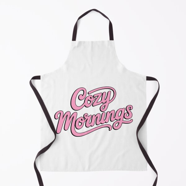 Item preview, Cozy Mornings Pink Retro Script Typography designed and sold by PMCreative.