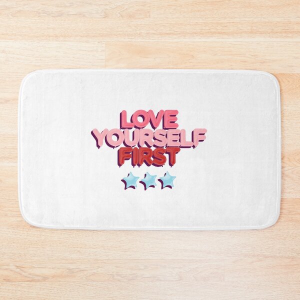 Item preview, Love Yourself First Neon Balloon Letters designed and sold by GlimmerAura.