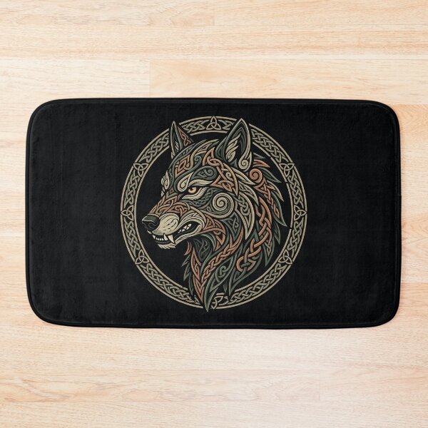 Item preview, Celtic Wolf Head Fenrir Knotwork  designed and sold by SolaoLab.