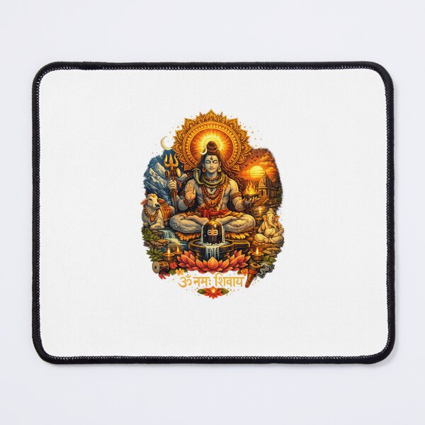 Item preview, Divine Lord Shiva Meditation Spiritual Art designed and sold by Krishkhatri312.