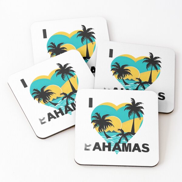 Item preview, I Love Bahamas – Tropical Island Travel Design, Bahamas Gift Shirt designed and sold by Aisha Creates.