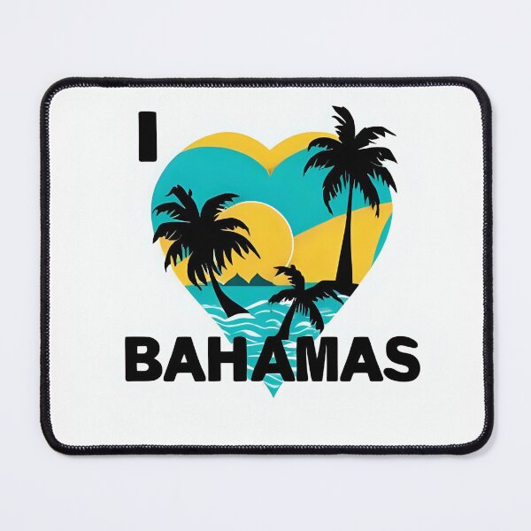 Item preview, I Love Bahamas – Tropical Island Travel Design, Bahamas Gift Shirt designed and sold by Aisha Creates.