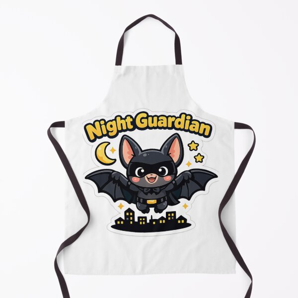 Item preview, Night Guardian Cute Bat Superhero Kawaii Chibi Aesthetic designed and sold by inaveed.