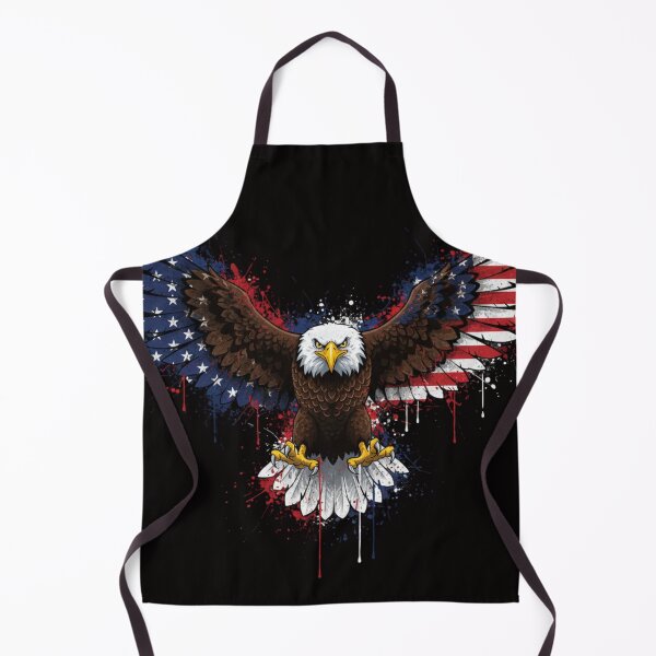 Item preview, Patriotic Eagle American Flag Wings – USA Freedom Grunge Design designed and sold by Bizon2910.