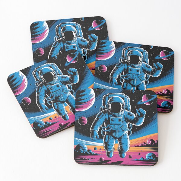 Item preview, Space Astronaut Scene – Cosmic Adventure Design designed and sold by Thompika.