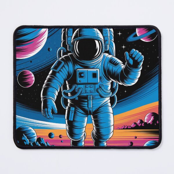 Item preview, Space Astronaut Scene – Cosmic Adventure Design designed and sold by Thompika.