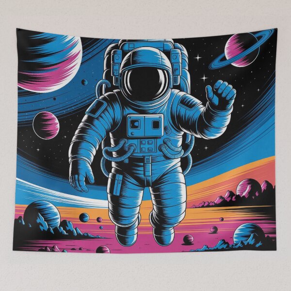 Item preview, Space Astronaut Scene – Cosmic Adventure Design designed and sold by Thompika.