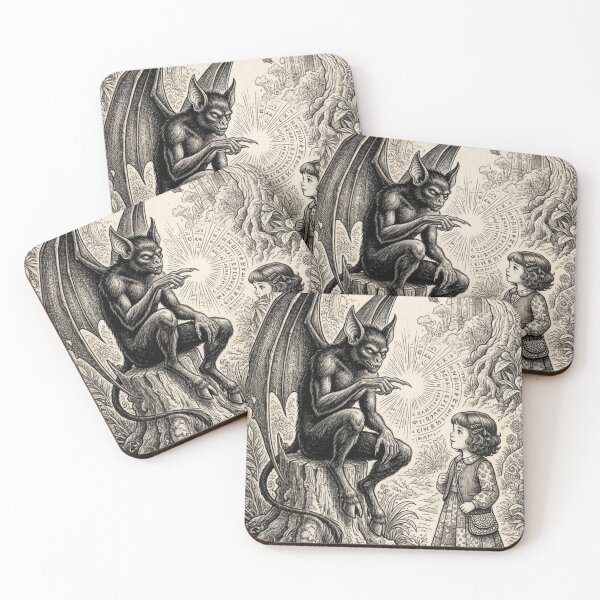 Item preview, The demon and the child designed and sold by PP&RAINBOW SHOP.