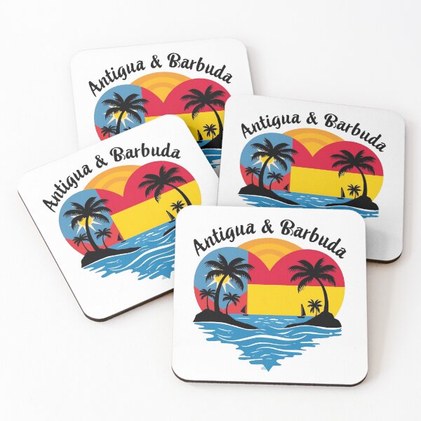 Item preview, I Love Antigua and Barbuda – Caribbean Pride Travel Design Shirt designed and sold by Aisha Creates.
