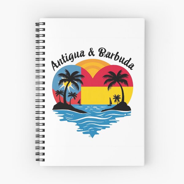 Item preview, I Love Antigua and Barbuda – Caribbean Pride Travel Design Shirt designed and sold by Aisha Creates.