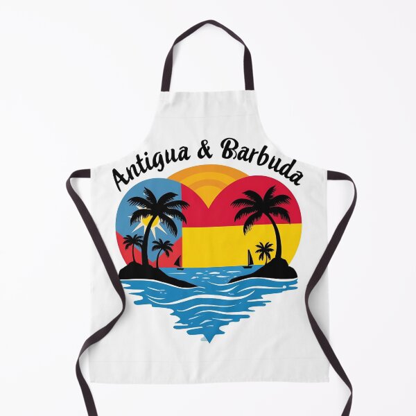 Item preview, I Love Antigua and Barbuda – Caribbean Pride Travel Design Shirt designed and sold by Aisha Creates.