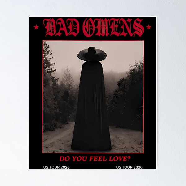Bad Omens Do You Feel Love Us Tour 2026 Ghost Poster