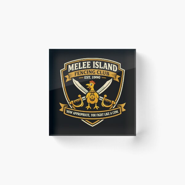 Item preview, Melee Island Fencing Club Varsity Crest designed and sold by agearb.