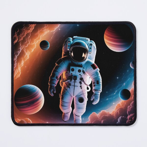 Item preview, Space Astronaut Scene – Cosmic Adventure Design designed and sold by Thompika.