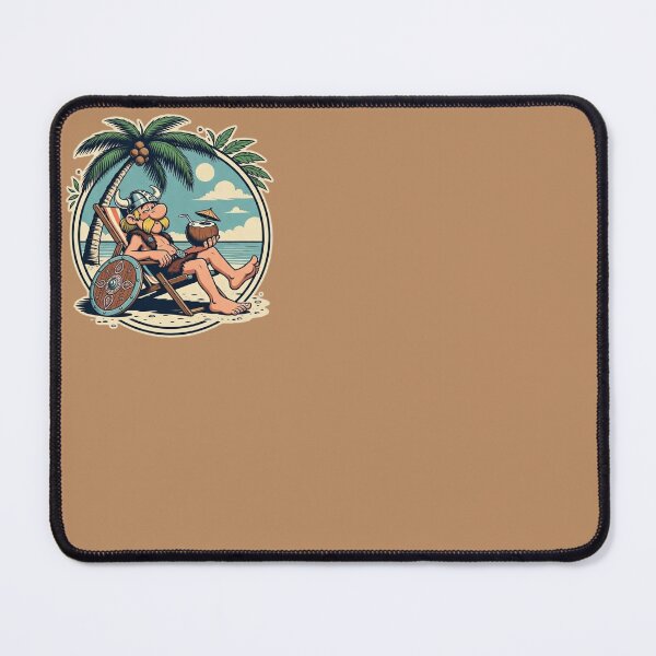 Item preview, Lazy Viking Beach – Funny Relaxation Medallion designed and sold by SilentPowerArt.