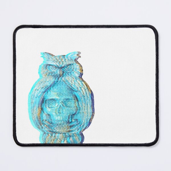 Item preview, Shadow Guardian Owl: Silent Sentinel (trippy blue) designed and sold by Bouthilette Boutique.