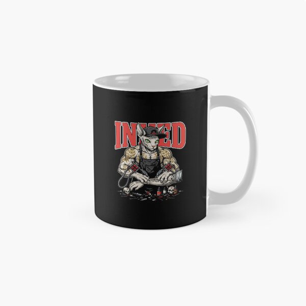 Item preview, Sphynx Cat Tattoo Artist Inked No Fur Attitude designed and sold by FiveBlessings.