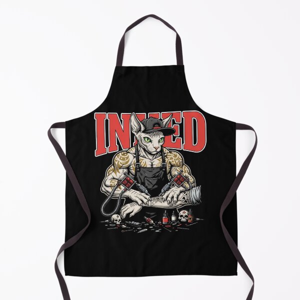 Item preview, Sphynx Cat Tattoo Artist Inked No Fur Attitude designed and sold by FiveBlessings.