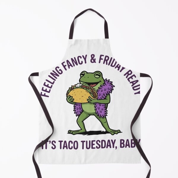 Item preview, Fancy Frog Eating Taco designed and sold by Floomart.